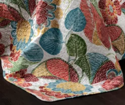 Layla Floral Reversible 3-Piece Quilt Set -Home Store 810553409 3