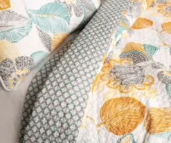 Layla Floral Reversible 3-Piece Quilt Set -Home Store 810553410 21