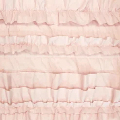Blush Pink Ruffled Belle Throw, (50" X 60") -Home Store 810553544 3