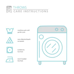 Blue Sharks Swirl Quilted Throw, (50" X 60") -Home Store 810553571 41