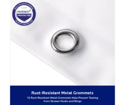 Frosted Medium-Weight Microban PEVA Shower Liner -Home Store 810553973 A8 5