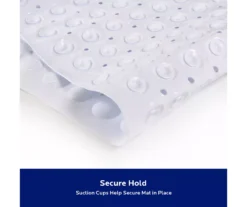 White Bubble Microban PVC Bath Mat -Home Store 810553977 A8 5