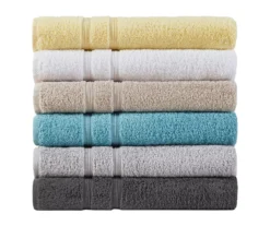 Aegan Yellow Turkish Cotton 6-Piece Towel Set -Home Store 810555731 10 1
