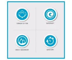 Aegan Turkish Cotton 6-Piece Towel Set 33 Aegan Turkish Cotton 6-Piece Towel Set -Home Store 810555731 8