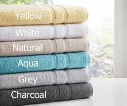 Aegan Yellow Turkish Cotton 6-Piece Towel Set -Home Store 810555731 9 1