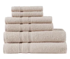 Aegan Turkish Cotton 6-Piece Towel Set 26 Aegan Turkish Cotton 6-Piece Towel Set -Home Store 810555733 3