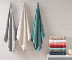 Roman Lattice-Stripe 6-Piece Towel Set 30 Roman Lattice-Stripe 6-Piece Towel Set -Home Store 810555745