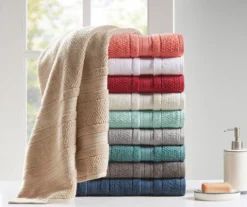 Blue Roman Lattice-Stripe 6-Piece Towel Set -Home Store 810555745 4