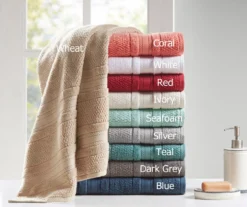 Blue Roman Lattice-Stripe 6-Piece Towel Set -Home Store 810555745 5