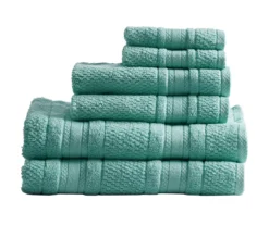 Roman Lattice-Stripe 6-Piece Towel Set 39 Roman Lattice-Stripe 6-Piece Towel Set -Home Store 810555749 3