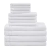 Stripe-Trim 12-Piece Towel Set 1 Stripe-Trim 12-Piece Towel Set -Home Store 810555751 3