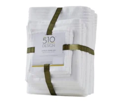 Stripe-Trim 12-Piece Towel Set 28 Stripe-Trim 12-Piece Towel Set -Home Store 810555751 4