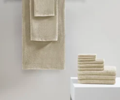 Stripe-Trim 12-Piece Towel Set 33 Stripe-Trim 12-Piece Towel Set -Home Store 810555752 1