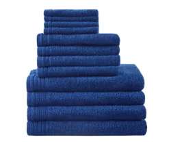 Stripe-Trim 12-Piece Towel Set 24 Stripe-Trim 12-Piece Towel Set -Home Store 810555754 3