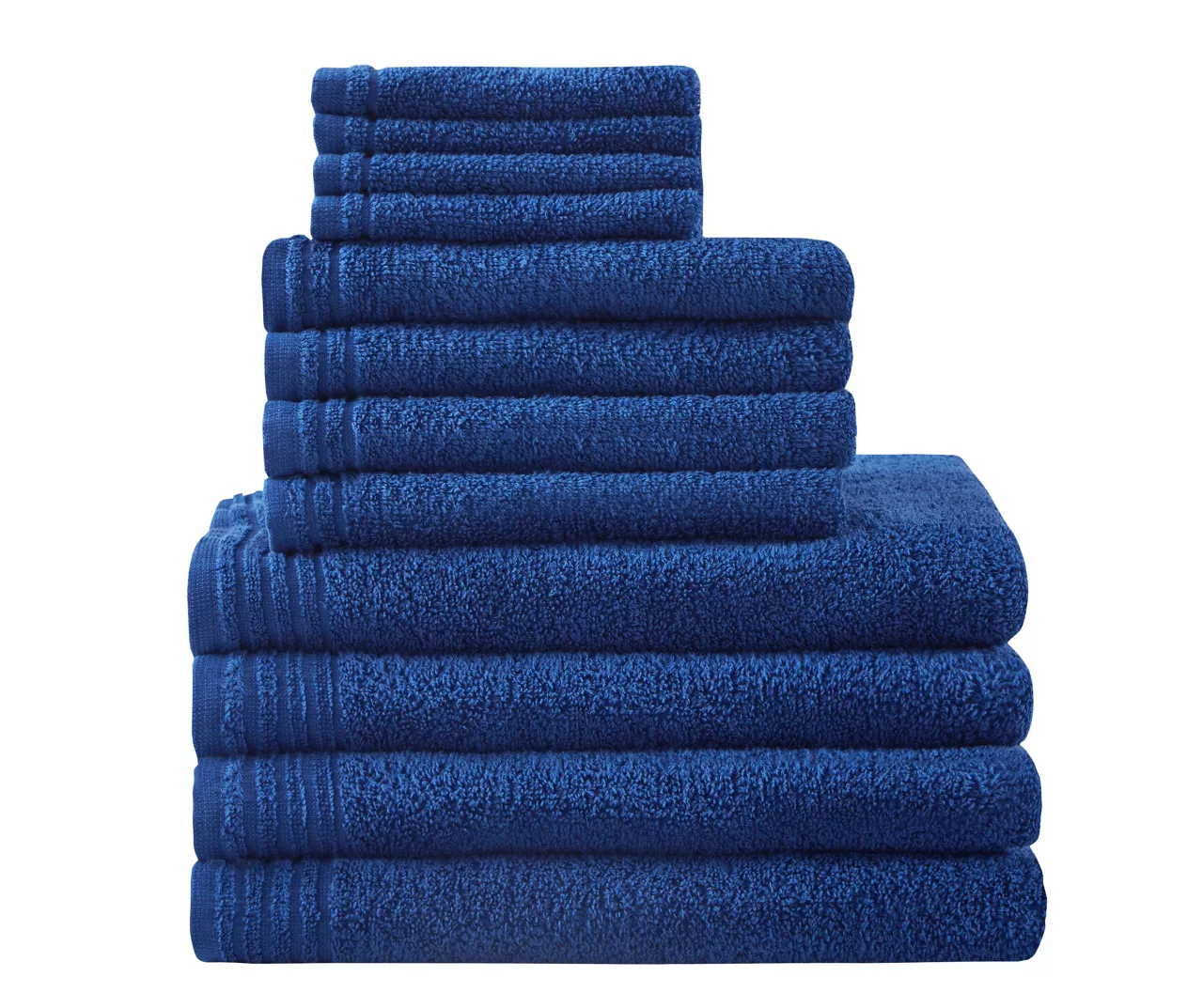 Stripe-Trim 12-Piece Towel Set 5 Stripe-Trim 12-Piece Towel Set - Image 3