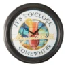 Margaritaville "It's 5 O'clock Somewhere" Wall Clock, (15.75")