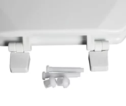 White Oblong Wood Toilet Seat 33 White Oblong Wood Toilet Seat -Home Store 810557533 12