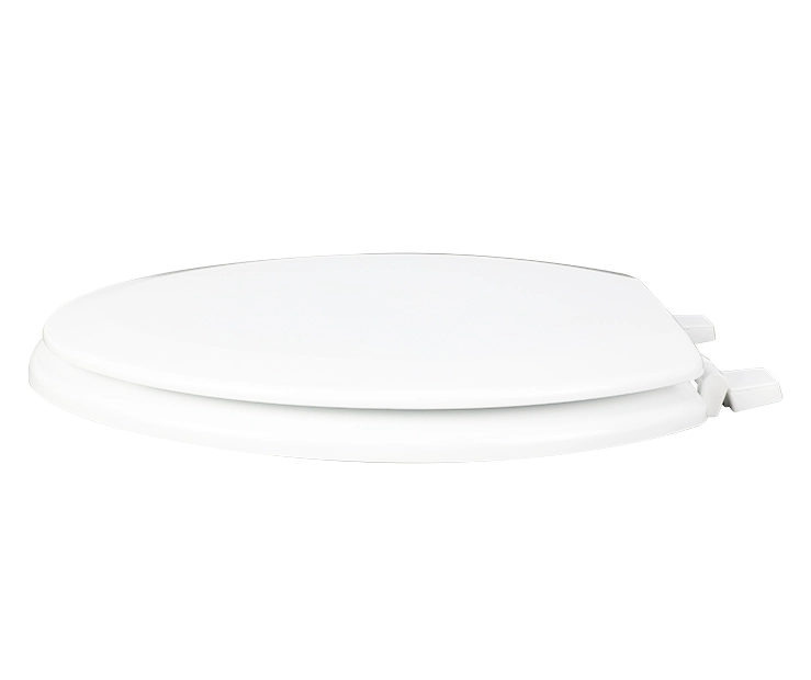 White Oblong Wood Toilet Seat 18 White Oblong Wood Toilet Seat - Image 16