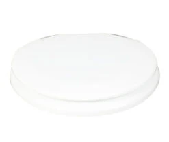 White Oblong Wood Toilet Seat 36 White Oblong Wood Toilet Seat -Home Store 810557533 15