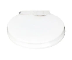 White Oblong Wood Toilet Seat 24 White Oblong Wood Toilet Seat -Home Store 810557533 4