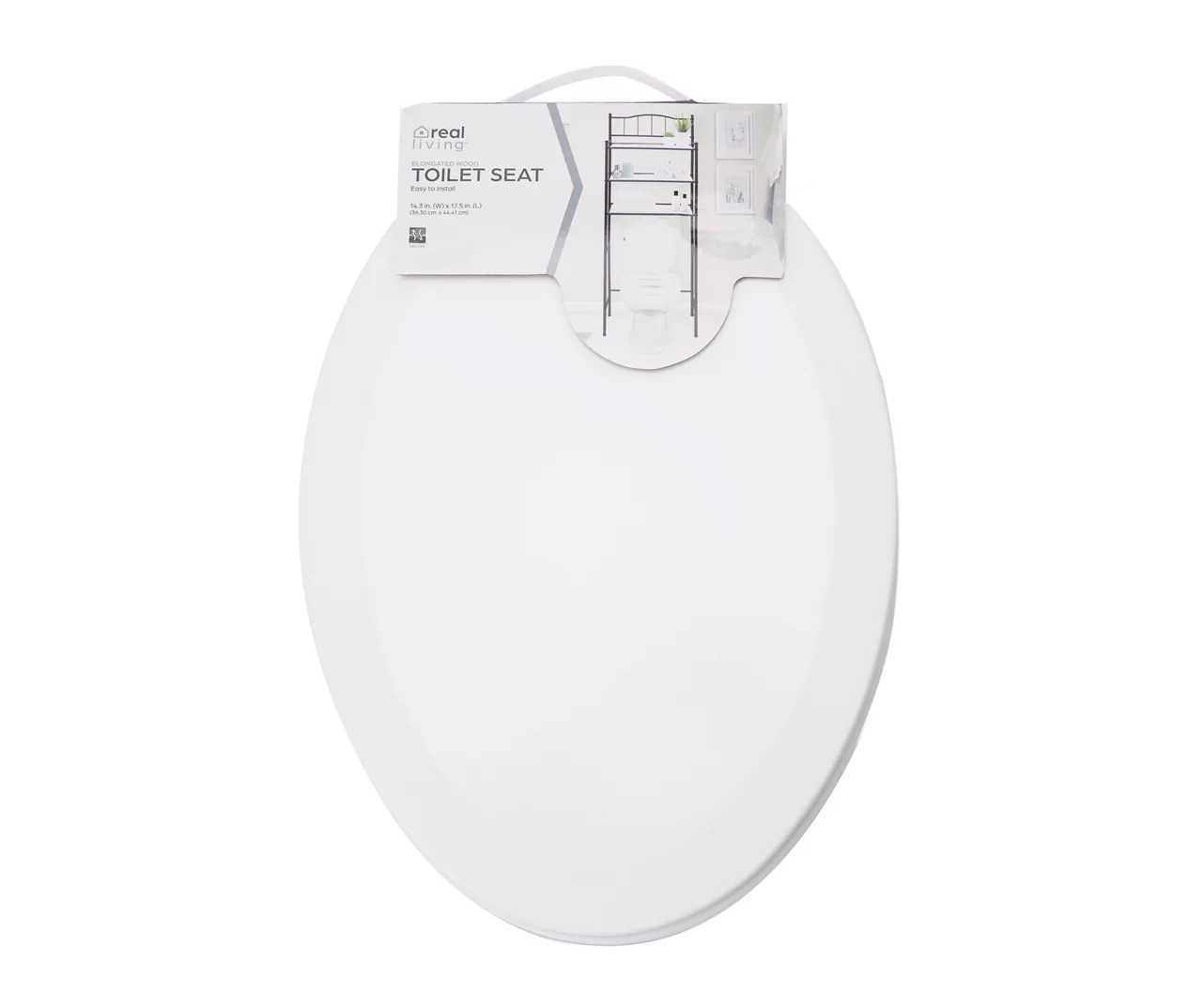 White Oblong Wood Toilet Seat 3 White Oblong Wood Toilet Seat