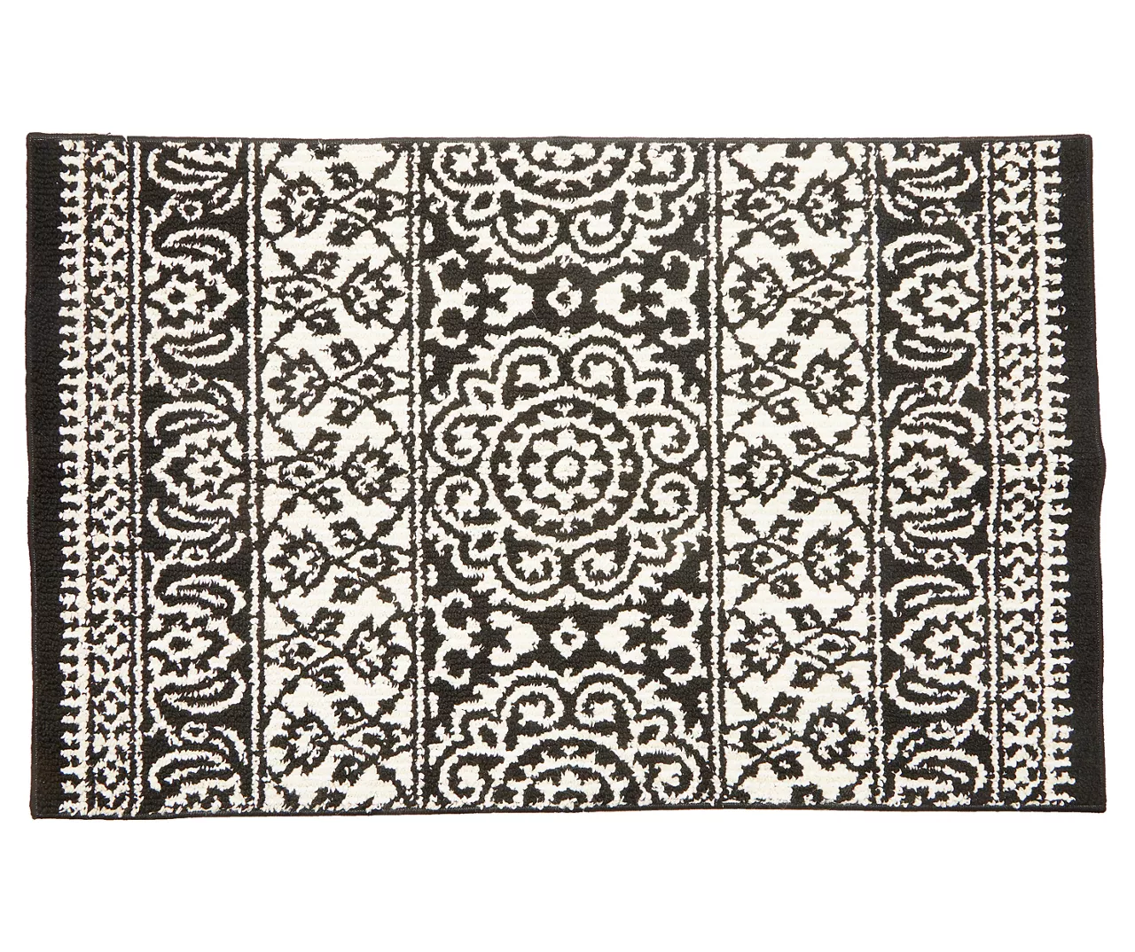 Broyhill Black & White Ornate Fascination Accent Rug 5 Broyhill Black & White Ornate Fascination Accent Rug - Image 3