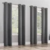 Baylor Silver Room-Darkening Grommet 4-Piece Curtain Panel Set, (84") -Home Store 810559675 0