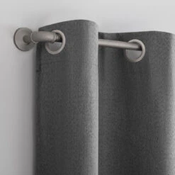 Baylor Silver Room-Darkening Grommet 4-Piece Curtain Panel Set, (84") 15 Baylor Silver Room-Darkening Grommet 4-Piece Curtain Panel Set, (84") -Home Store 810559675 11