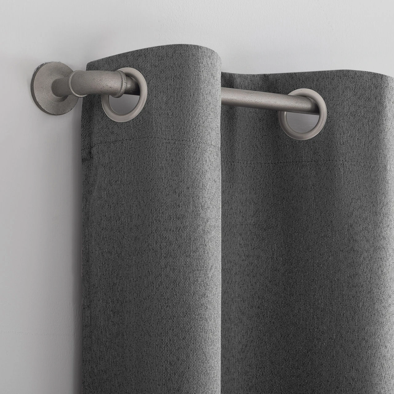 Baylor Silver Room-Darkening Grommet 4-Piece Curtain Panel Set, (84") 8 Baylor Silver Room-Darkening Grommet 4-Piece Curtain Panel Set, (84") - Image 6