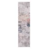 Paityn Gray & Blue Abstract Runner Rug, (2' X 7') 2 Paityn Gray & Blue Abstract Runner Rug, (2' X 7') -Home Store 810563289