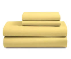 Yellow Microfiber Sheet Set 16 Yellow Microfiber Sheet Set -Home Store 810564914 2