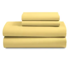 Yellow Microfiber Sheet Set 17 Yellow Microfiber Sheet Set -Home Store 810564915 2