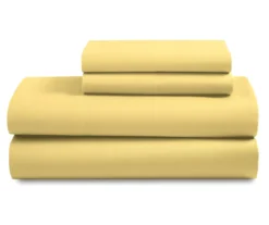 Yellow Microfiber Sheet Set 15 Yellow Microfiber Sheet Set -Home Store 810564916 2