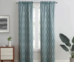 Sundown Indira Geometric Room-Darkening Curtain Panel Pair -Home Store 810565613
