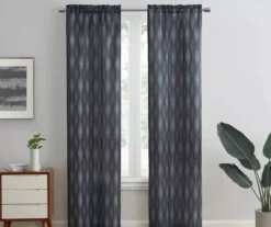 Sundown Indira Geometric Room-Darkening Curtain Panel Pair -Home Store 810565615