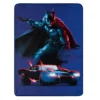 Raschel The Batman Blue Shadow & Flame Micro Throw, (46" X 60") 1 Raschel The Batman Blue Shadow & Flame Micro Throw, (46" X 60") -Home Store 810566266