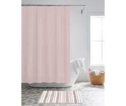 14-Piece Shower Curtain & Stripe Noodle Bath Rug Set -Home Store 810567007 B0 1