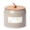 Vanilla Woods Gray Matte Ceramic 3-Wick Jar Candle, 19 Oz. 1 Vanilla Woods Gray Matte Ceramic 3-Wick Jar Candle, 19 Oz. -Home Store 810570776 1