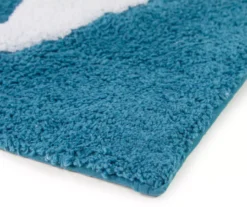 Grecian Getaway Travis Blue & White Crab Bath Rug -Home Store 810571918 1 A8