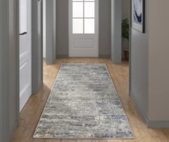 Emily Gray & Cream Abstract Shag Area Rug 14 Emily Gray & Cream Abstract Shag Area Rug -Home Store 810573902 1