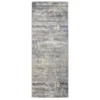 Emily Gray & Cream Abstract Shag Area Rug -Home Store 810573902 2