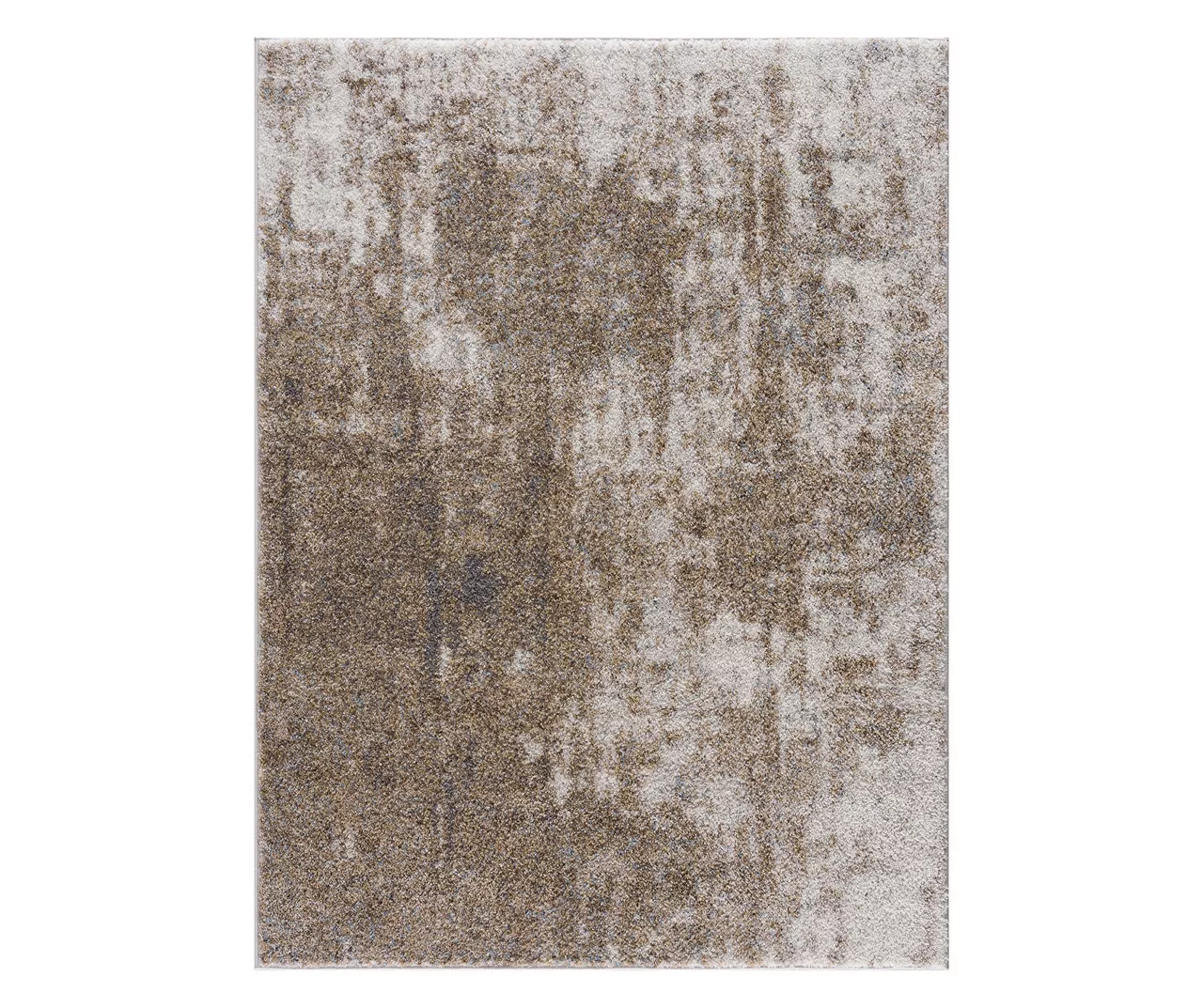 Emily Gray & Cream Abstract Shag Area Rug 4 Emily Gray & Cream Abstract Shag Area Rug - Image 2