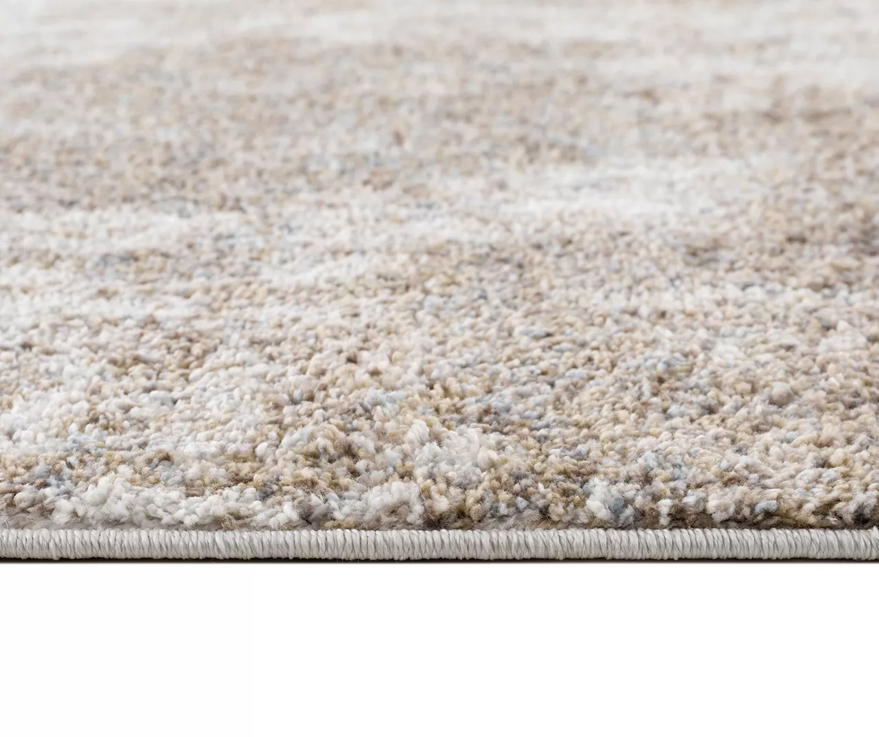 Emily Gray & Cream Abstract Shag Area Rug 11 Emily Gray & Cream Abstract Shag Area Rug - Image 9