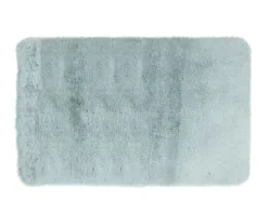 Brantley Aqua & Gray Botanical & Faux Fur 14-Piece Bath Set -Home Store 810575057 3