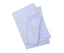 Denim Blue 300-Thread Count King 4-Piece Sheet Set