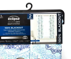 Eclipse Evon Medallion Grommet Blackout Curtain Panel Pair -Home Store 810583393 A8 1