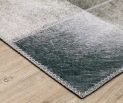 Mylen Gray & Charcoal Faux Hide Tile Pattern Area Rug, (2' X 8') -Home Store 810584582 2