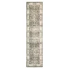 Savion Charcoal & Ivory Floral Geometric Area Rug, (2' X 8') 1 Savion Charcoal & Ivory Floral Geometric Area Rug, (2' X 8') -Home Store 810584595