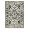 Torgar Beige & Gray Geometric Outdoor Area Rug, (6.7' X 9.2') -Home Store 810584763