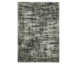 Torell Black & Gray Abstract Crosshatch Outdoor Area Rug -Home Store 810584769
